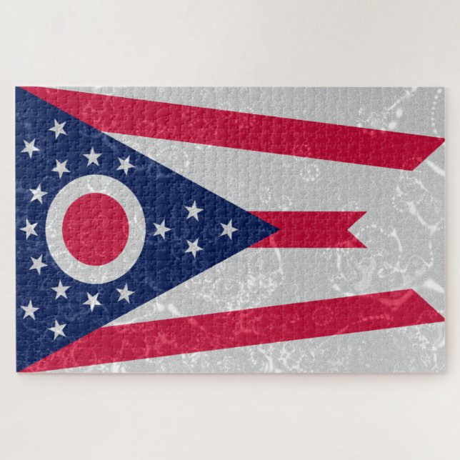 Puzzle Bandera del Estado de Ohio (Horizontal)