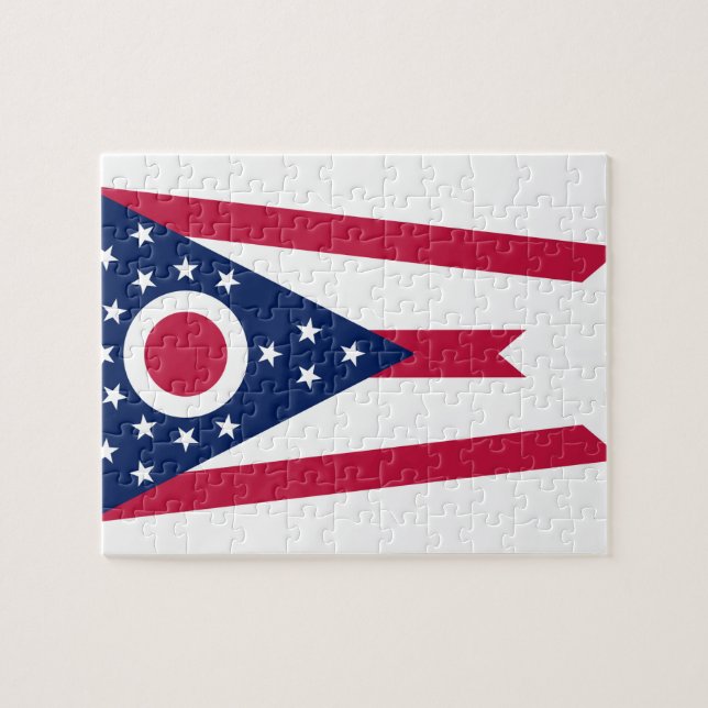 Puzzle Bandera del estado de Ohio (Horizontal)