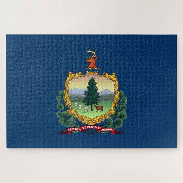 Puzzle Bandera del Estado de Vermont (Horizontal)