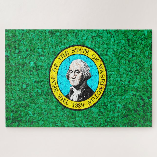 Puzzle Bandera del Estado de Washington (Horizontal)