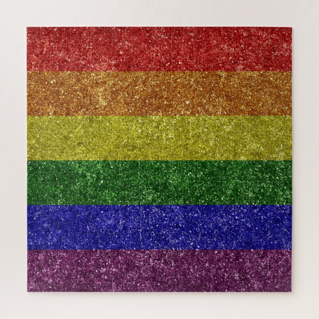 Puzzle Bandera del orgullo arco iris (Vertical)