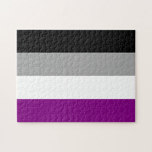 Puzzle Bandera del Orgullo Asexual (Horizontal)