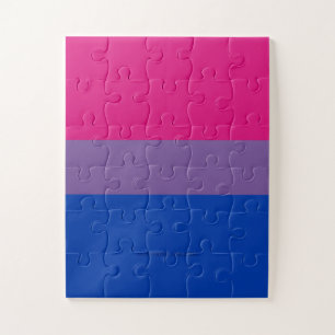 Puzzle Bandera del Orgullo Bisexual de SlipperyJoe lavand