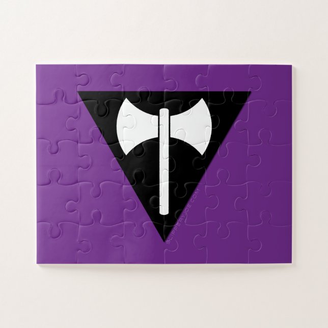 Puzzle Bandera del Orgullo Labrys de SlipperyJoe (Horizontal)