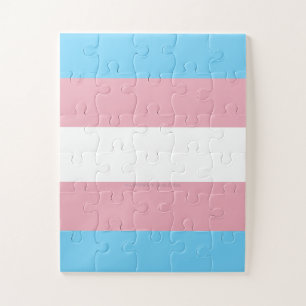 Puzzle bandera del orgullo transgénero de SlipperyJoe div
