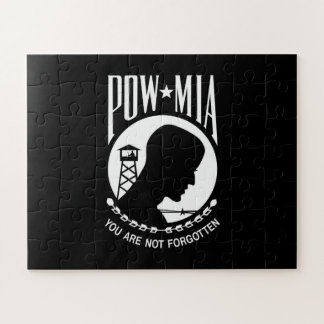 Puzzle Bandera del POW MIA: Soldados desaparecidos en la