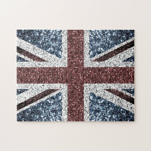 Puzzle Bandera del Reino Unido La cosecha rusa choca con  (Horizontal)