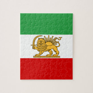 Puzzle Bandera del Shah de 1964-1980) شیروخورشید de Irán