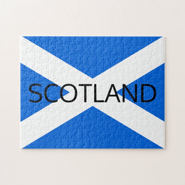 Puzzle Bandera escocesa Escocia 11x14 252pc jpcn (Horizontal)