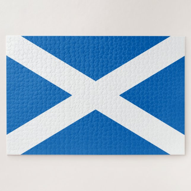 Puzzle Bandera escocesa (Saltire) (Bandera escocesa) (Horizontal)