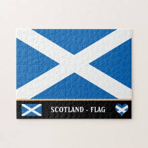 Puzzle Bandera escocesa y país escocés / Escocia