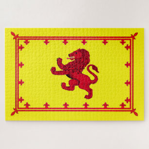 Puzzle Bandera/escudo de León Rampant rojo de Escocia /10