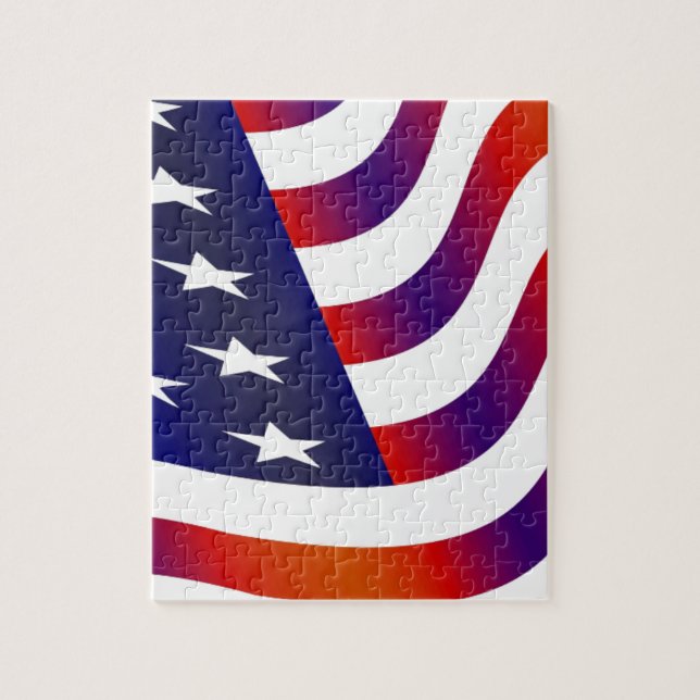 Puzzle Bandera estadounidense (Vertical)