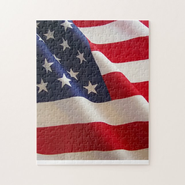 Puzzle Bandera estadounidense de Estados Unidos (Vertical)