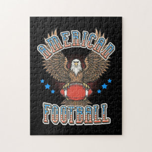 Puzzle Bandera estadounidense de fútbol