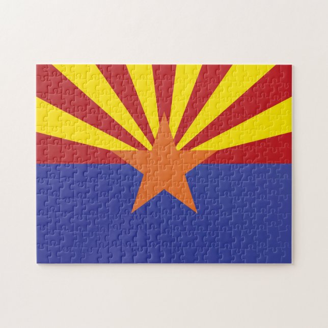 Puzzle Bandera Estatal de Arizona, Estados Unidos (Horizontal)