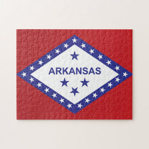 Puzzle Bandera Estatal de Arkansas, Estados Unidos