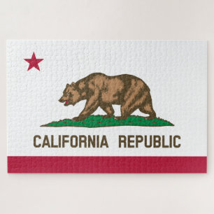 Puzzle Bandera estatal de California