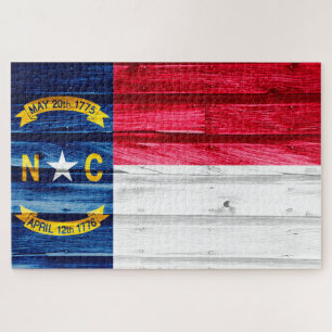 Puzzle Bandera estatal de Carolina del Norte