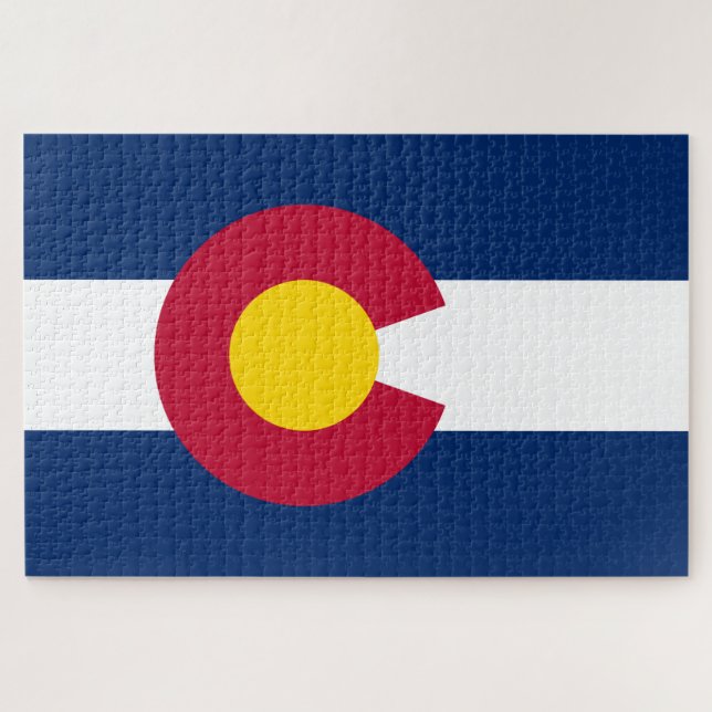 Puzzle Bandera Estatal de Colorado (Horizontal)
