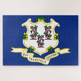 Puzzle Bandera estatal de Connecticut