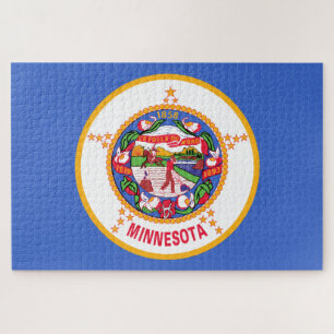 Puzzle Bandera estatal de Minnesota