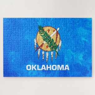Puzzle Bandera estatal de Oklahoma