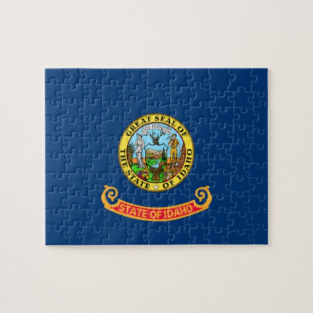 Puzzle Bandera Estatal Idaho (Horizontal)