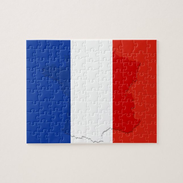 Puzzle Bandera francesa (Horizontal)
