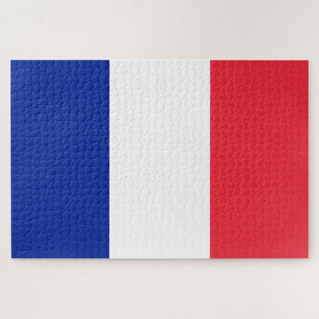 Puzzle Bandera francesa (Francia) (Horizontal)