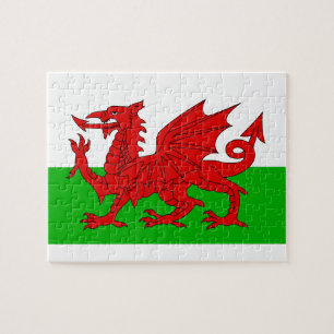 Puzzle Bandera galesa/galesa - Imagen Cymru de alta calid