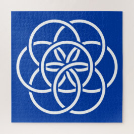 Puzzle Bandera internacional del planeta Tierra