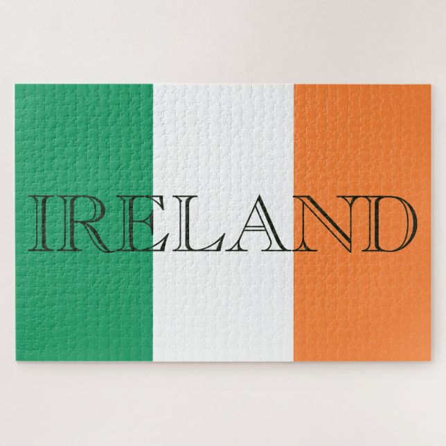 Puzzle Bandera irlandesa 20x30 1014pc jpcn (Horizontal)