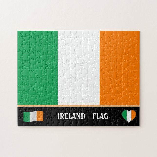 Puzzle Bandera irlandesa/Irlanda (Horizontal)