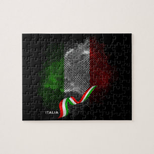 Puzzle bandera italiana