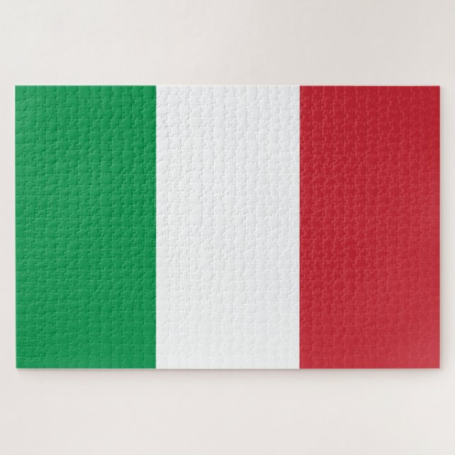 Puzzle Bandera italiana (Italia) (Horizontal)