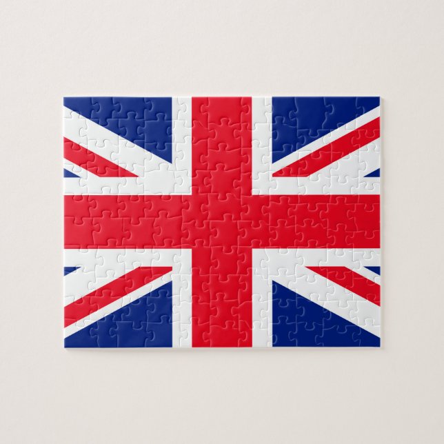 Puzzle Bandera Jack Union del Reino Unido (Horizontal)