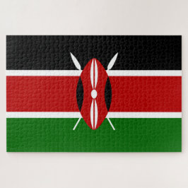 Puzzle Bandera keniana (Kenya)
