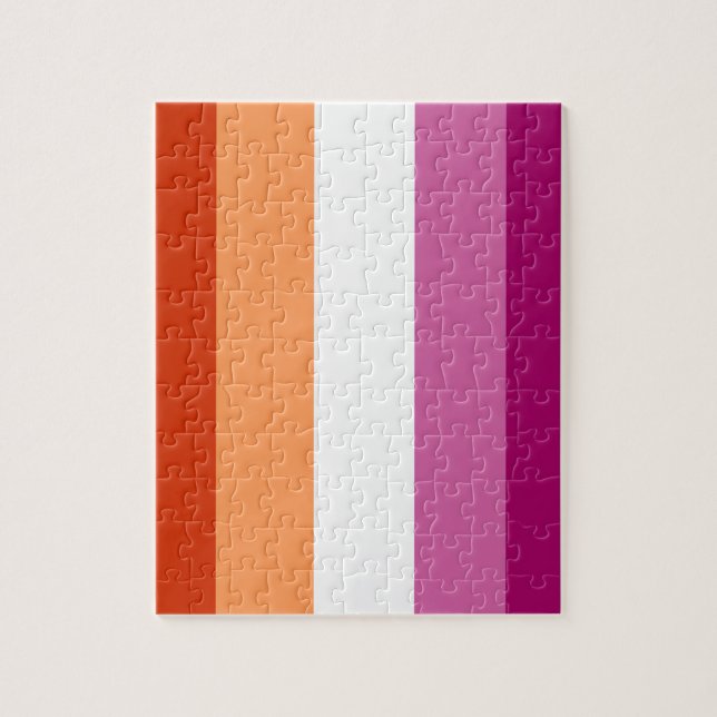 Puzzle Bandera lesbiana (Vertical)