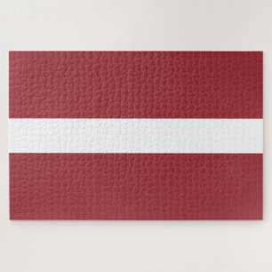 Puzzle Bandera letona (Letonia)