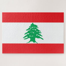 Puzzle Bandera Libanesa (Bandera del Líbano)