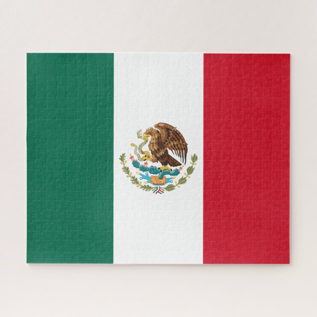 Puzzle Bandera nacional de Bandera de México Mexicanos (Horizontal)