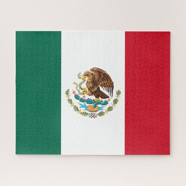 Puzzle Bandera nacional de Bandera de México Mexicanos (Horizontal)