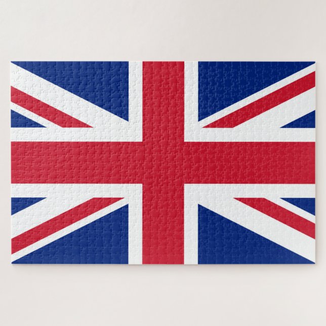 Puzzle Bandera nacional de Union Jack del Reino Unido Ing (Horizontal)