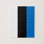 Puzzle Bandera nacional del mundo de Estonia<br><div class="desc">¿Quiera que todos supiera usted represente cierto país? Muestre apagado su orgullo nacional con esta bandera del producto del mundo. Este artículo exhibe una bandera del mundo que ofrece la bandera de Estonia. Visite el poster de las banderas del mundo en https://www.zazzle.com/worldflagsposter para más productos que ofrecen banderas y banderas...</div>
