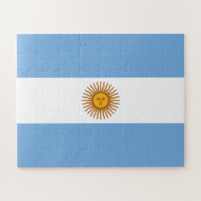 Puzzle Bandera Patriótica Argentina (Horizontal)