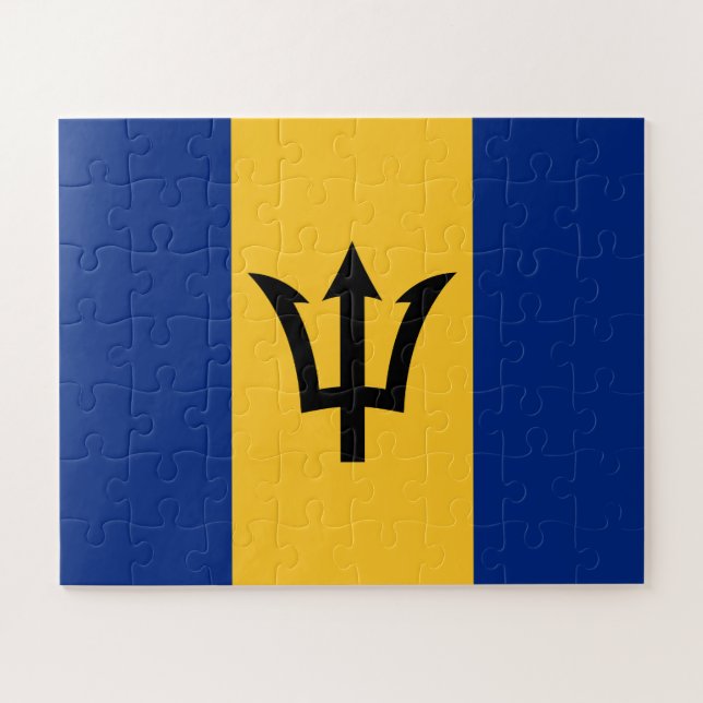 Puzzle Bandera Patriótica de Barbados (Horizontal)