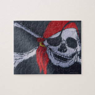 Puzzle Bandera pirata