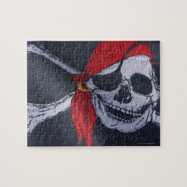 Puzzle Bandera pirata (Horizontal)