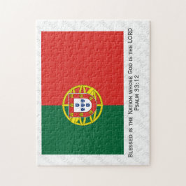 Puzzle Bandera portuguesa personalizado